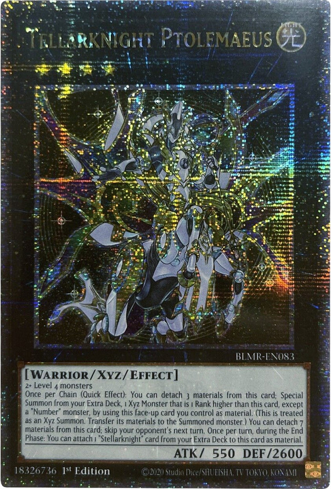 Tellarknight Ptolemaeus [BLMR-EN083] Quarter Century Secret Rare 