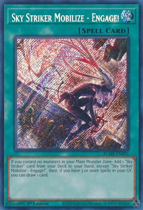 Sky Striker Mobilize - Engage! [BLMR-EN091] Secret Rare 