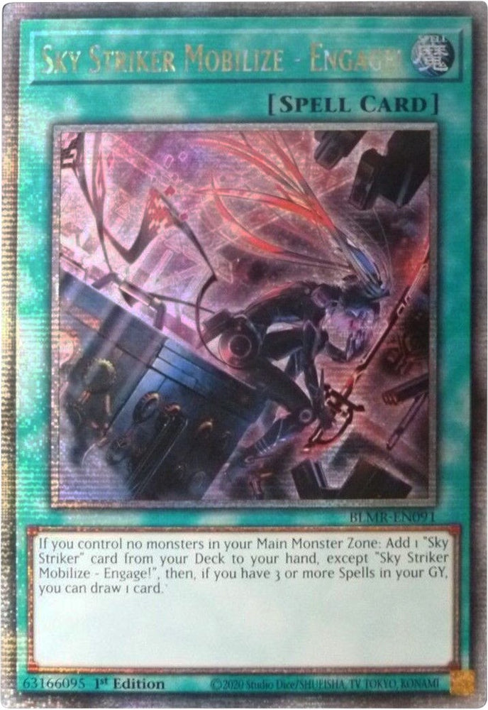 Sky Striker Mobilize - Engage! [BLMR-EN091] Quarter Century Secret Rare 