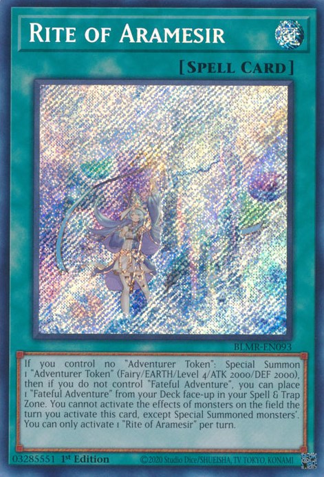 Rite of Aramesir [BLMR-EN093] Secret Rare 