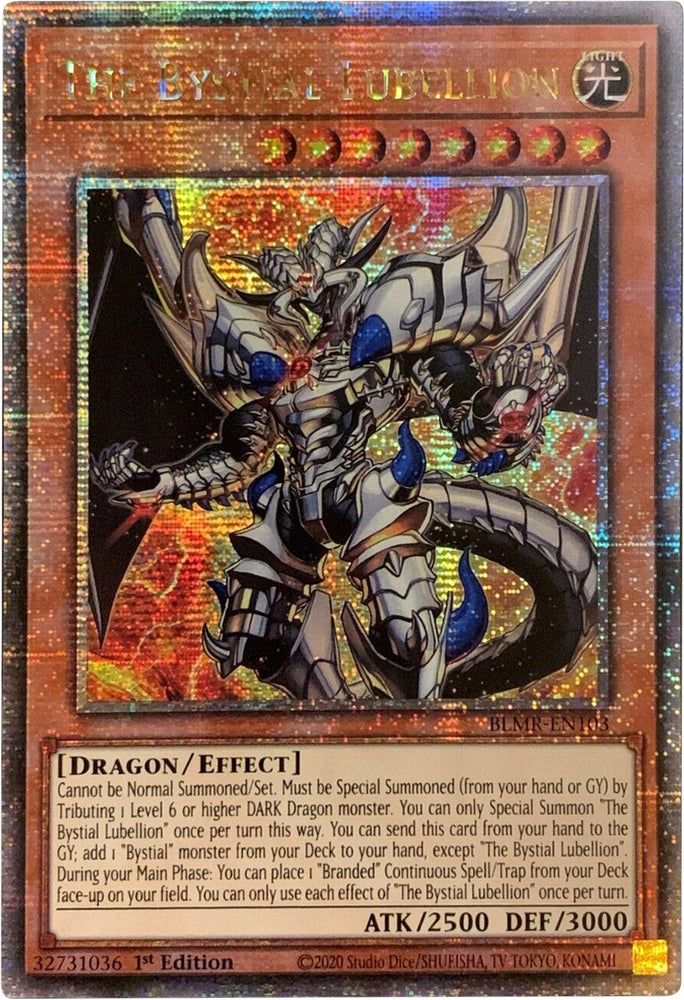 The Bystial Lubellion [BLMR-EN103] Quarter Century Secret Rare 