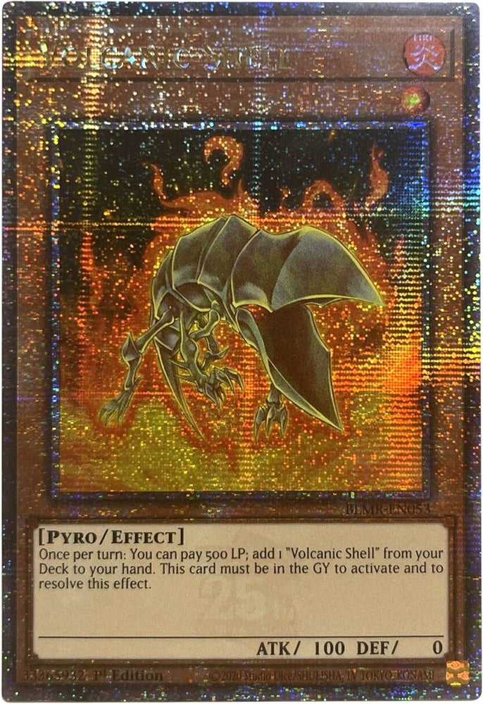 Volcanic Shell [BLMR-EN053] Quarter Century Secret Rare 
