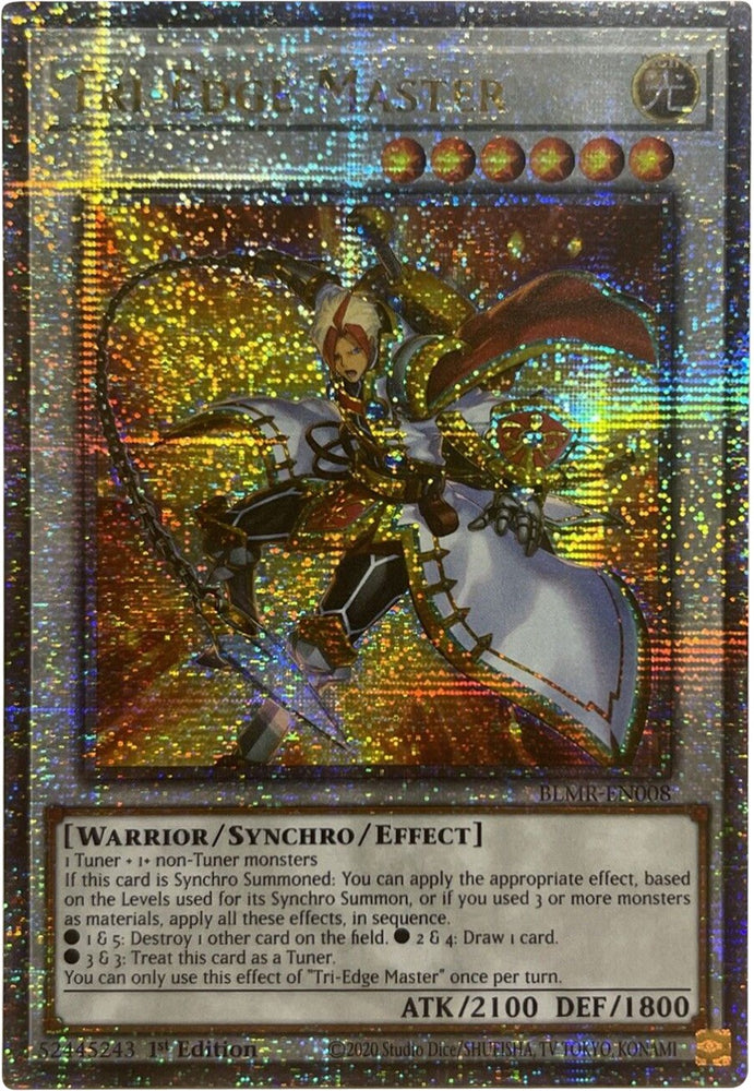 Tri-Edge Master [BLMR-EN008] Quarter Century Secret Rare 