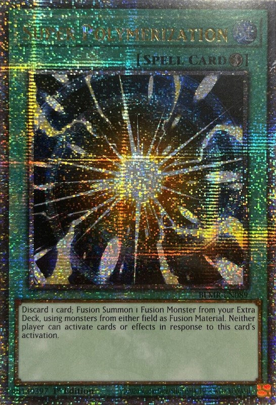 Super Polymerization [BLMR-EN089] Quarter Century Secret Rare 