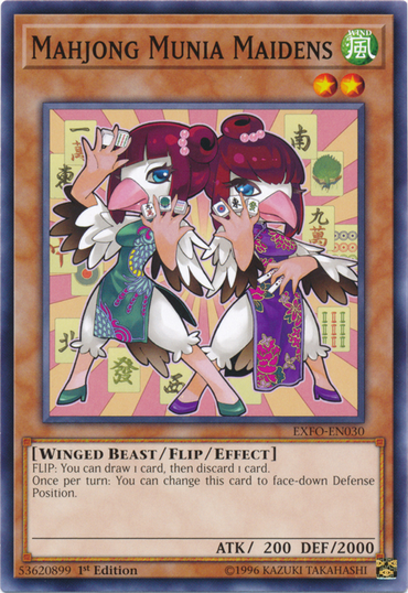Mahjong Munia Maidens [EXFO-EN030] Common 