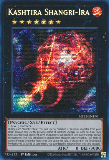 Kashtira Shangri-Ira [MP23-EN190] Prismatic Secret Rare 