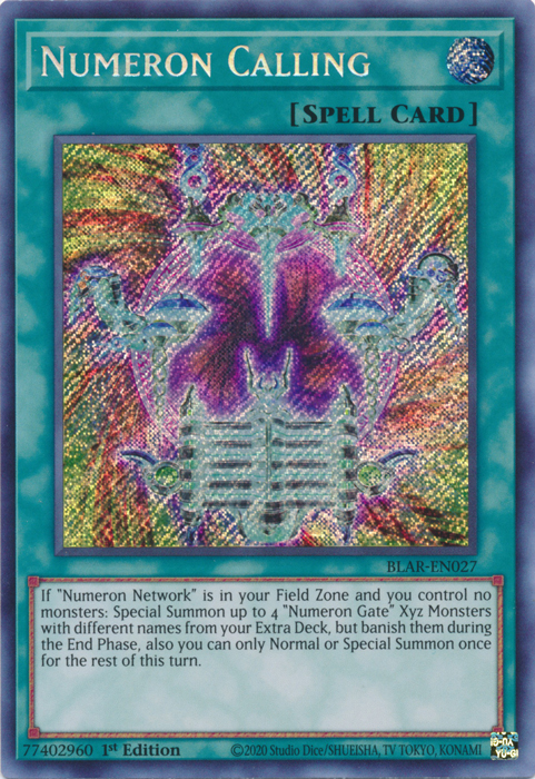 Numeron Calling [BLAR-EN027] Secret Rare 