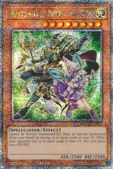 Magicians of Bonds and Unity [DUNE-EN000] Quarter Century Secret Rare 