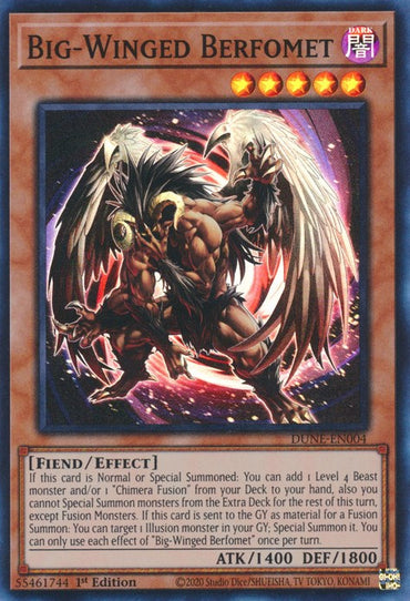 Big-Winged Berfomet [DUNE-EN004] Super Rare 