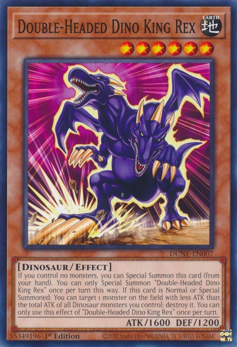 Double-Headed Dino King Rex [DUNE-EN007] Common 