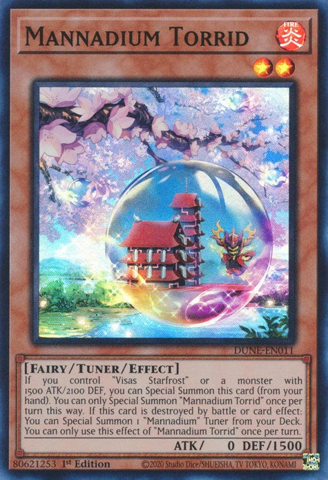 Mannadium Torrid [DUNE-EN011] Super Rare 