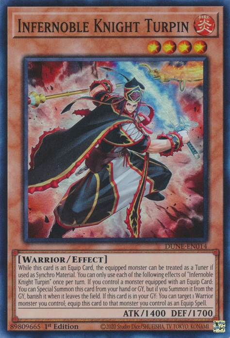 Infernoble Knight Turpin [DUNE-EN014] Super Rare 