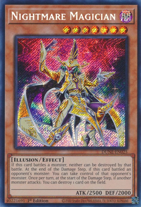 Nightmare Magician [DUNE-EN025] Secret Rare 