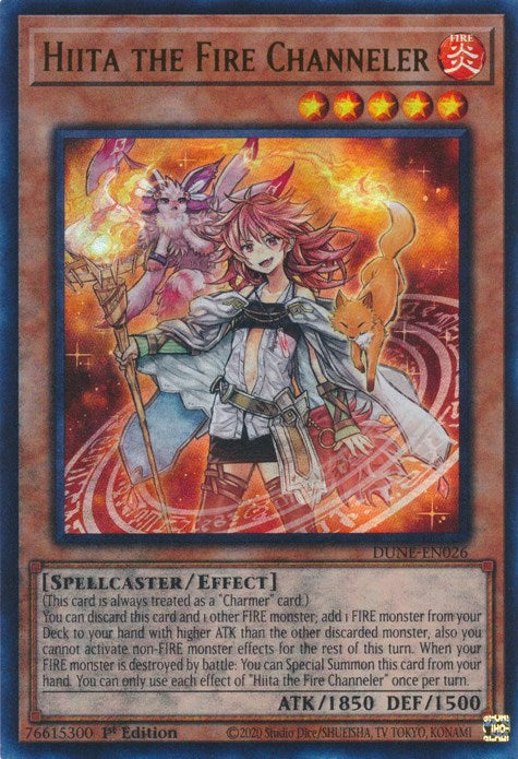 Hiita the Fire Channeler [DUNE-EN026] Ultra Rare 