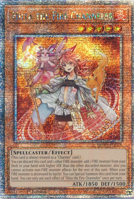 Hiita the Fire Channeler [DUNE-EN026] Quarter Century Secret Rare 