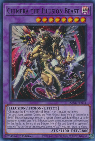 Chimera the Illusion Beast [DUNE-EN034] Super Rare 