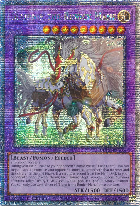 Sleipnir the Runick Mane [DUNE-EN035] Quarter Century Secret Rare 