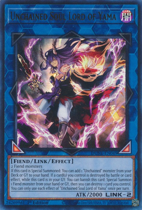 Unchained Soul Lord of Yama [DUNE-EN049] Ultra Rare 