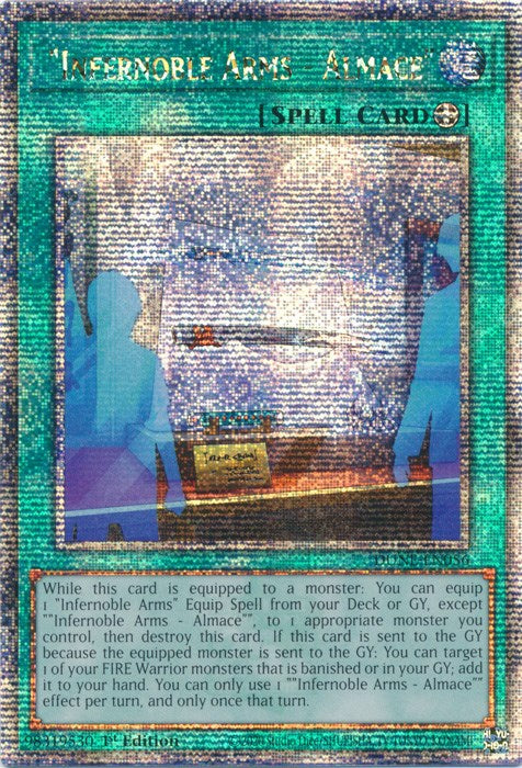 "Infernoble Arms - Almace" [DUNE-EN056] Quarter Century Secret Rare 