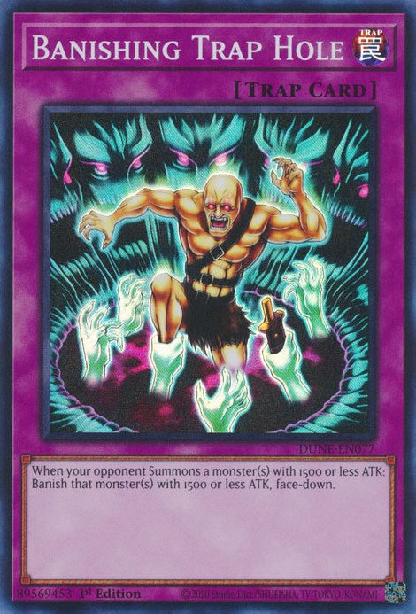 Banishing Trap Hole [DUNE-EN077] Super Rare 