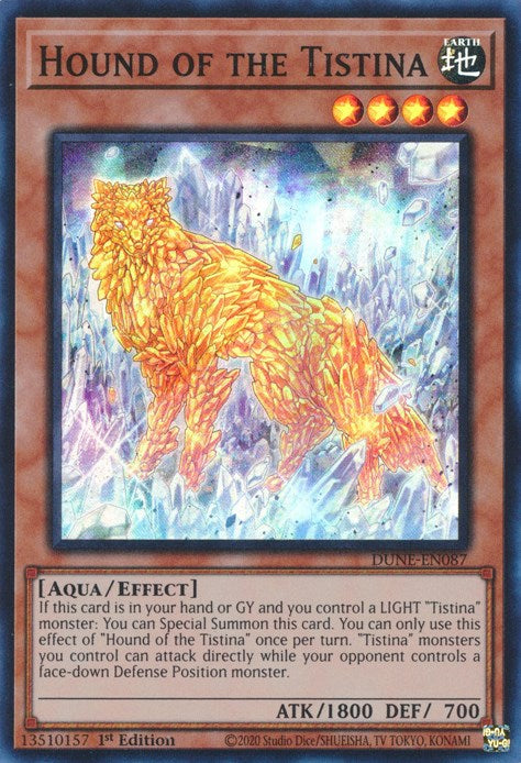 Hound of the Tistina [DUNE-EN087] Super Rare 