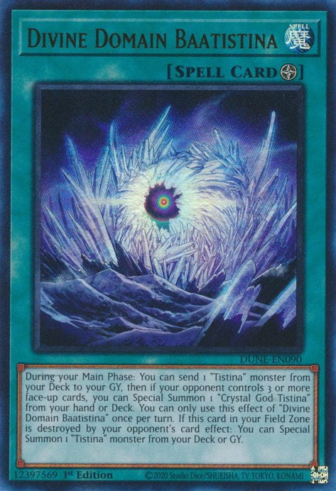 Divine Domain Baatistina [DUNE-EN090] Ultra Rare 