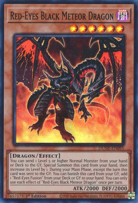 Red-Eyes Black Meteor Dragon [DUNE-EN095] Super Rare 
