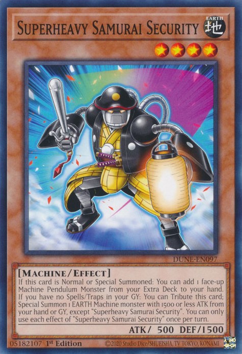 Superheavy Samurai Security [DUNE-EN097] Common 
