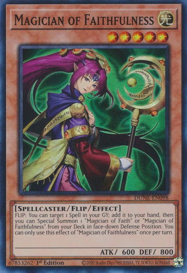 Magician of Faithfulness [DUNE-EN098] Super Rare 