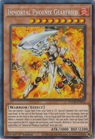 Immortal Phoenix Gearfried [TOCH-EN012] Collector's Rare 