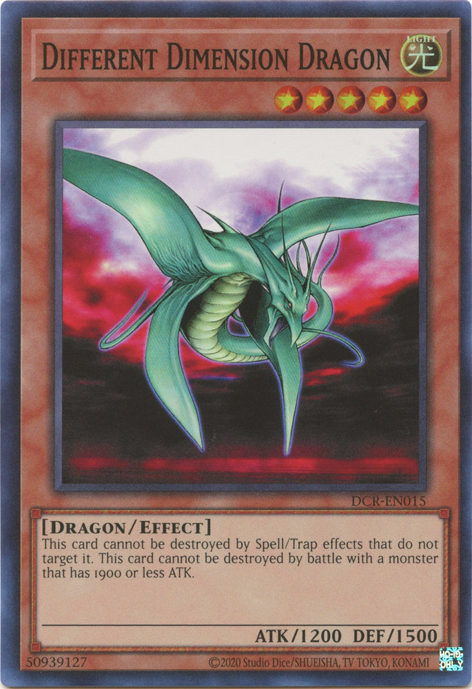 Different Dimension Dragon (25th Anniversary) [DCR-EN015] Super Rare 