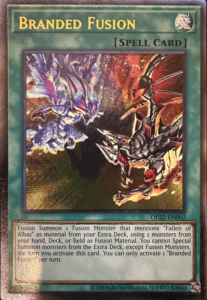 Branded Fusion [OP22-EN002] Ultimate Rare 