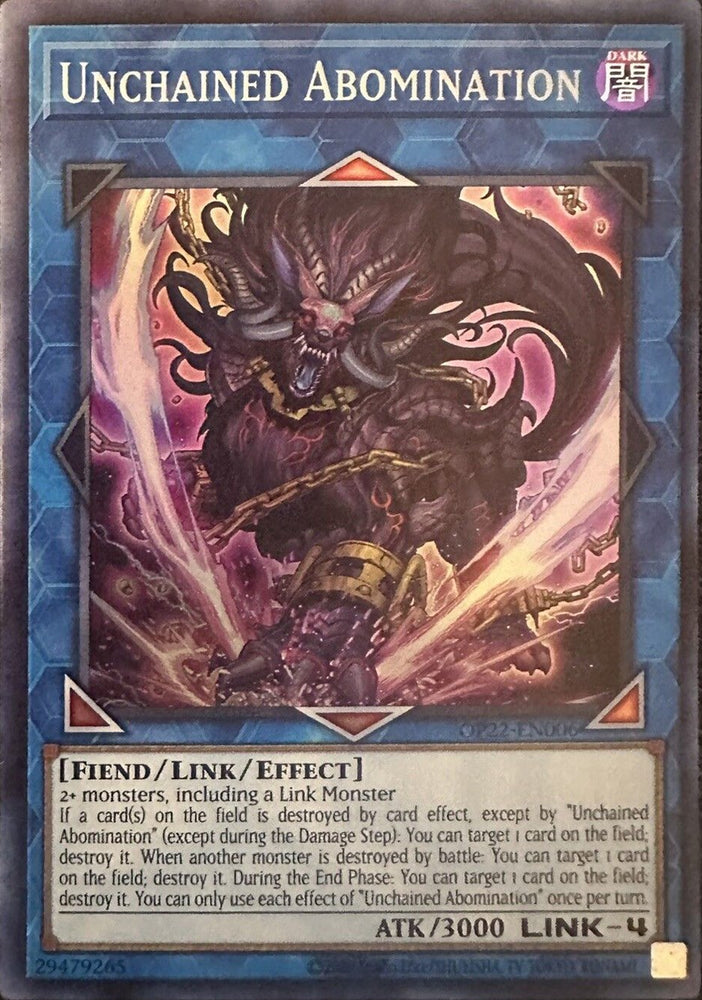 Unchained Abomination [OP22-EN006] Super Rare 