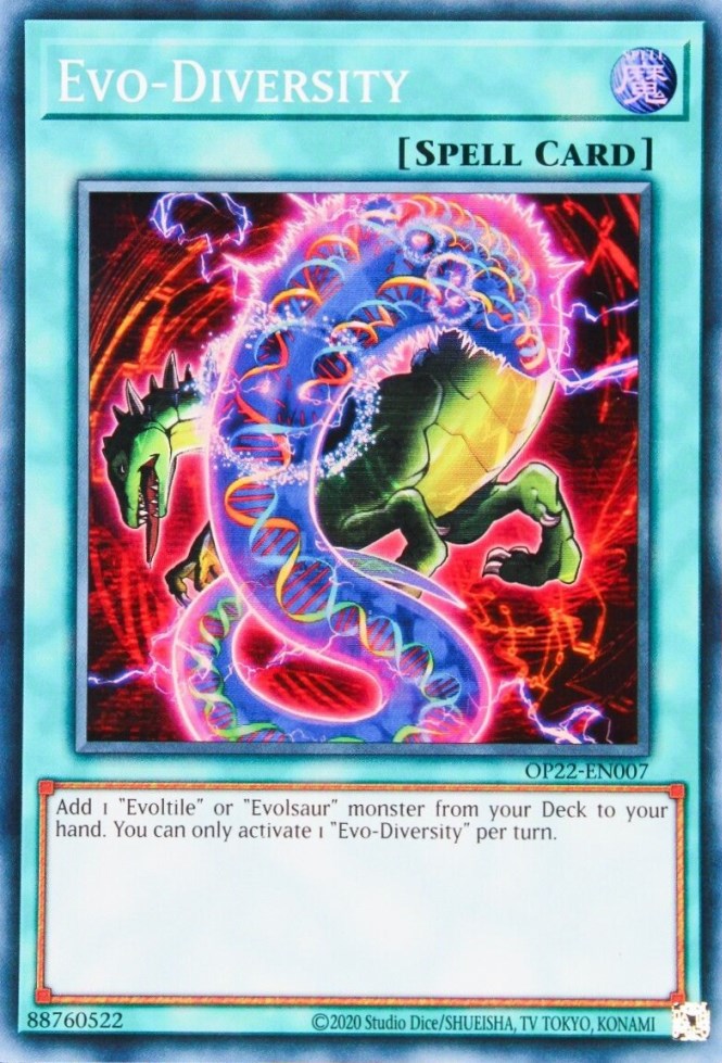 Evo-Diversity [OP22-EN007] Super Rare 