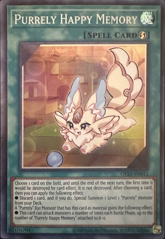 Purrely Happy Memory [OP22-EN011] Super Rare 