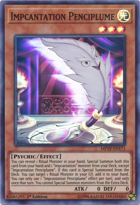 Impcantation Penciplume [MP19-EN171] Super Rare 