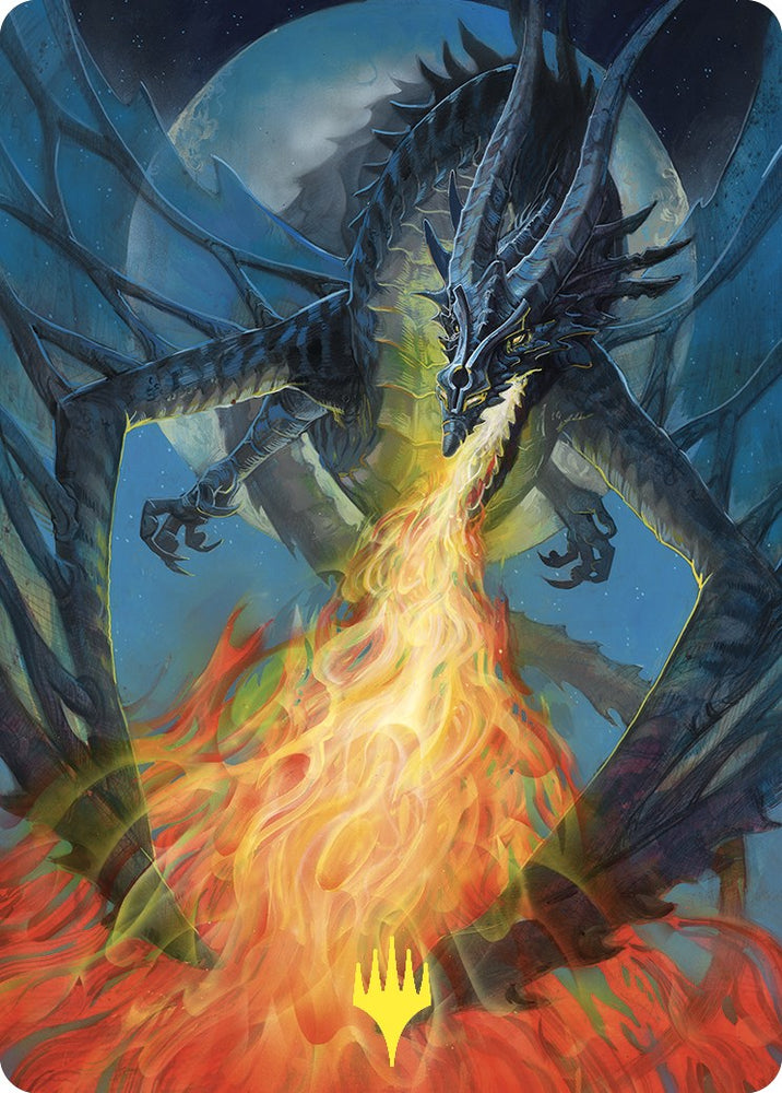 Balefire Dragon Art Card (Gold-Stamped) [Commander Masters Art Series] 