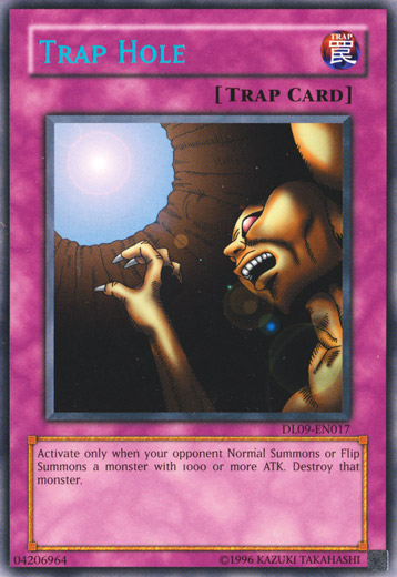 Trap Hole (Blue) [DL09-EN017] Rare 