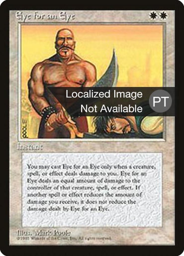Eye for an Eye [Fourth Edition (Foreign Black Border)]