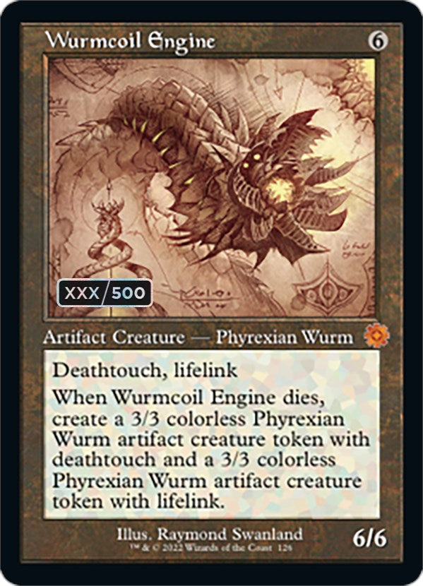 Wurmcoil Engine (Retro Schematic) (Serialized) [The Brothers' War Retro Artifacts] 