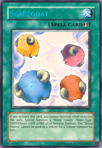 Scapegoat (Blue) [DL09-EN015] Rare 