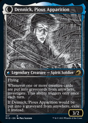 Dennick, Pious Apprentice // Dennick, Pious Apparition (Showcase Eternal Night) [Innistrad: Midnight Hunt] 