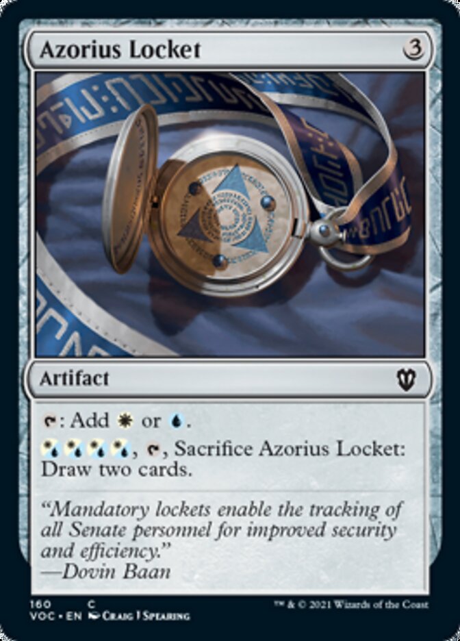 Azorius Locket [Innistrad: Crimson Vow Commander] 