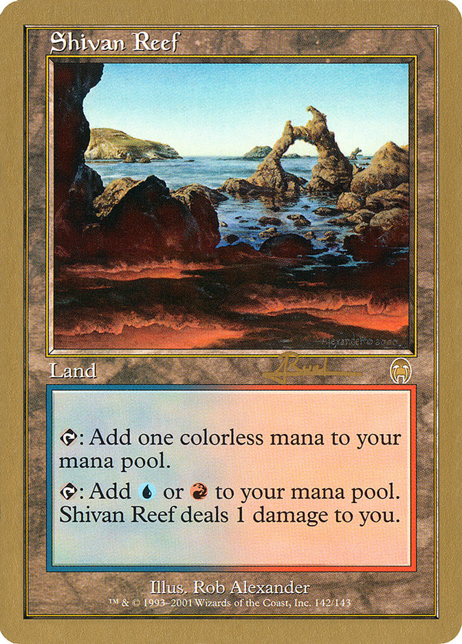 Shivan Reef (Antoine Ruel) [World Championship Decks 2001] 