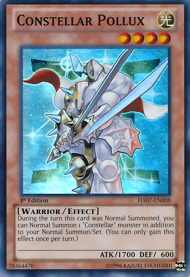 Constellar Pollux [HA07-EN008] Super Rare 