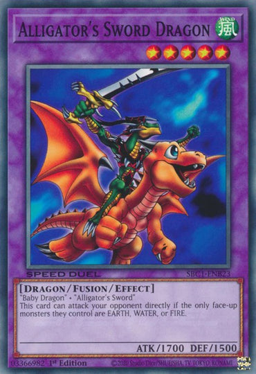Alligator's Sword Dragon [SBC1-ENB23] Common 