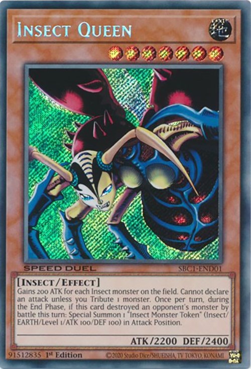 Insect Queen [SBC1-END01] Secret Rare 