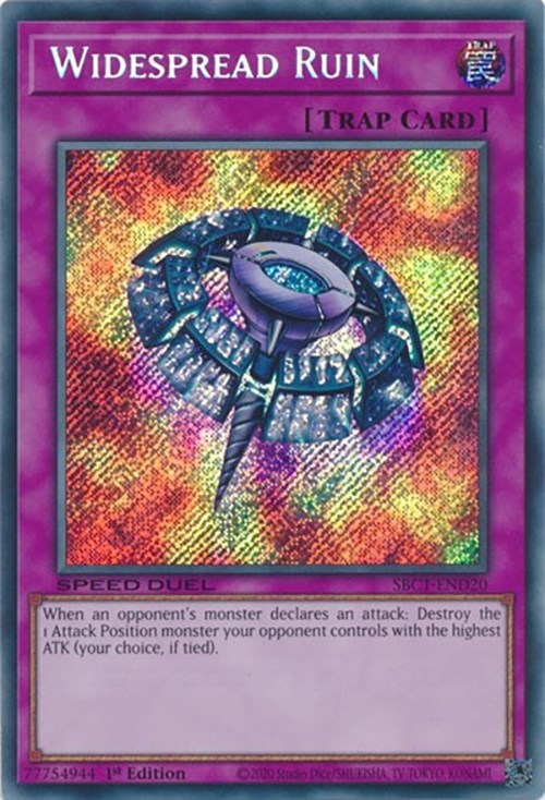 Widespread Ruin [SBC1-END20] Secret Rare 