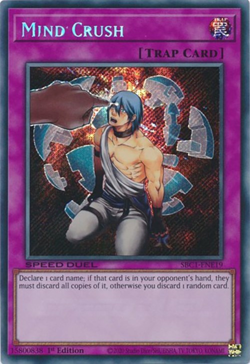 Mind Crush (Secret Rare) [SBC1-JAN19] Secret Rare 