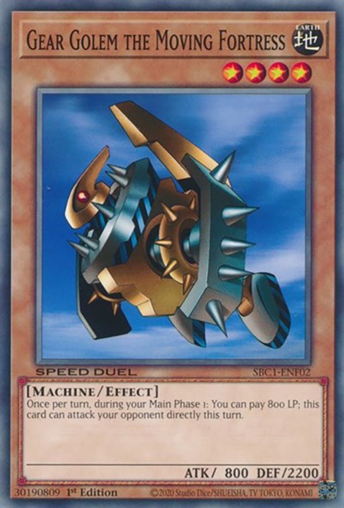 Gear Golem the Moving Fortress [SBC1-ENF02] Common 